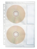 Folie de protectie, A4, cristal, pentru CD/DVD, 1 buc, Esselte